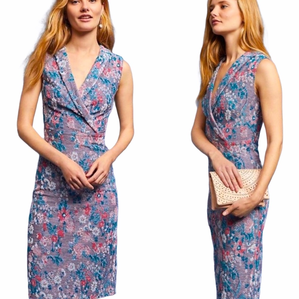 Maeve by Anthropologie Floral Sheath Dress Size 6P